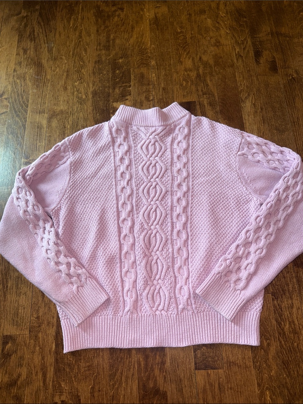 Urban Outfitters Light Pinkish Purple Cable Turtleneck Sweater